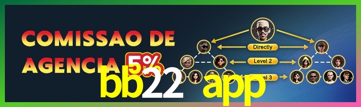 Aplicativo móvel bb22 app para iOS e Android